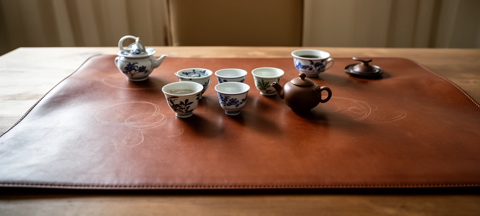 お茶の机